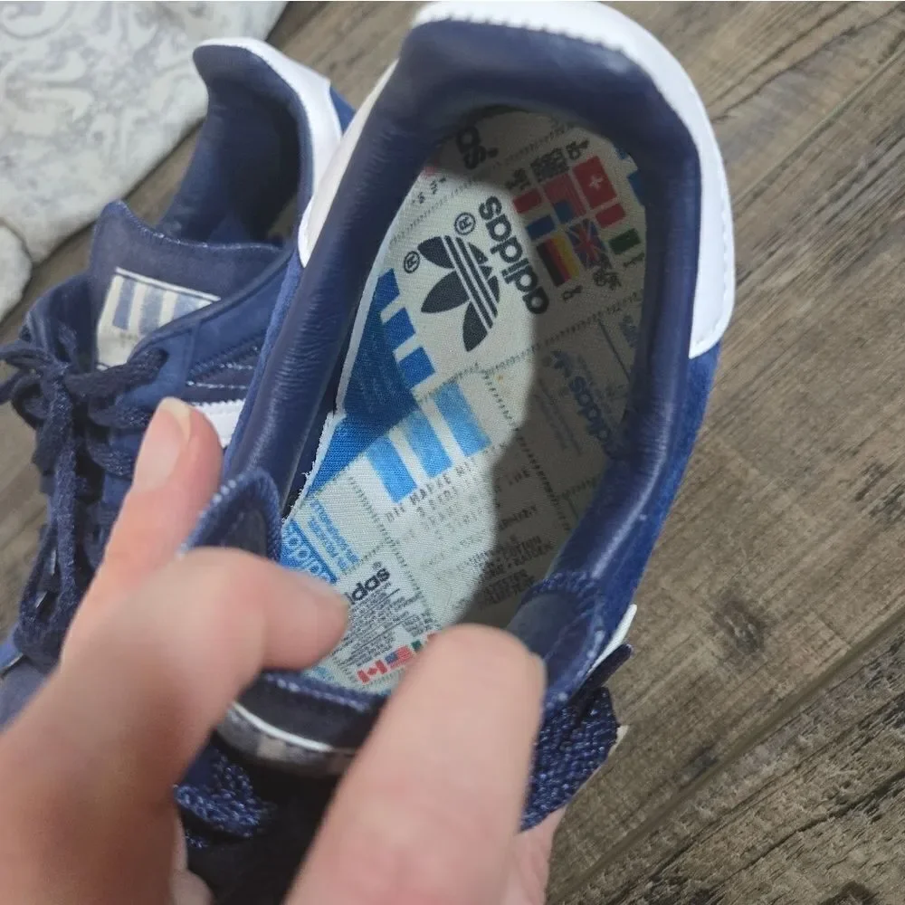 Adidas Campus 80 Sashiko in Dark Blue and White men's 8 classic